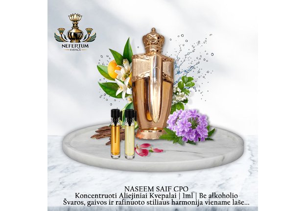 Naseem SAIF, CPO 1ml mėginukas