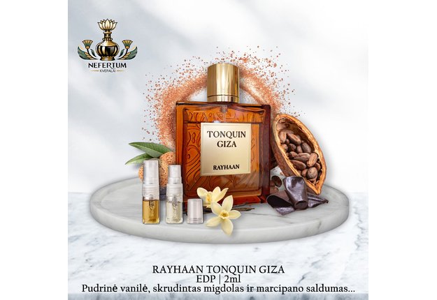 Rayhaan TONQUIN GIZA, 2ml mėginukas