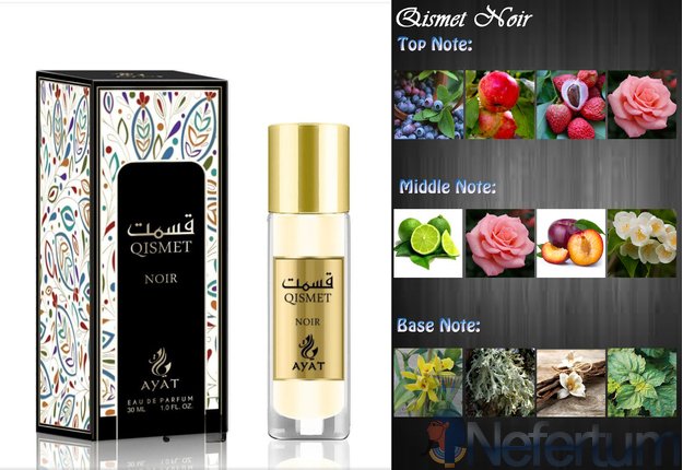 Ayat - QISMET NOIR,  EDP 30ml, vyriški