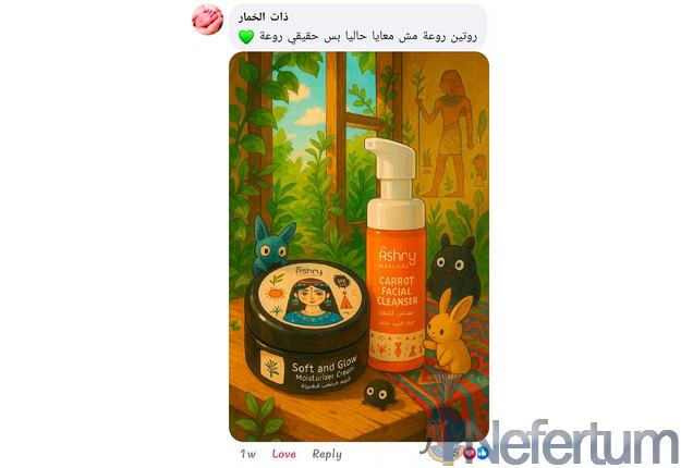 Ashry Natural SOFT AND GLOW veido kremas,  70ml 2
