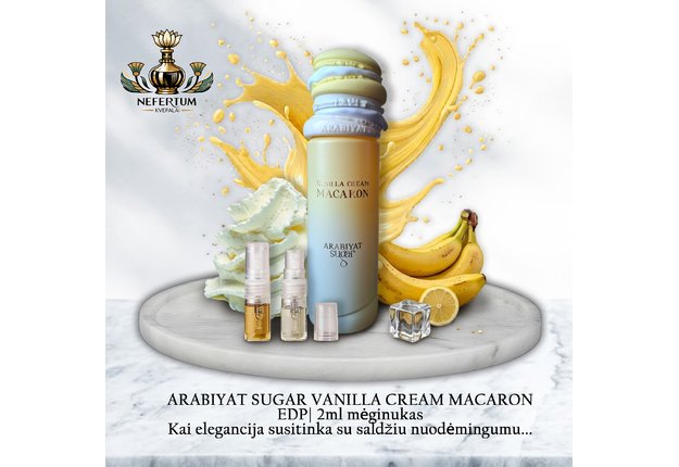 Arabiyat VANILLA CREAM MACARON, EDP 2ml mėginukas
