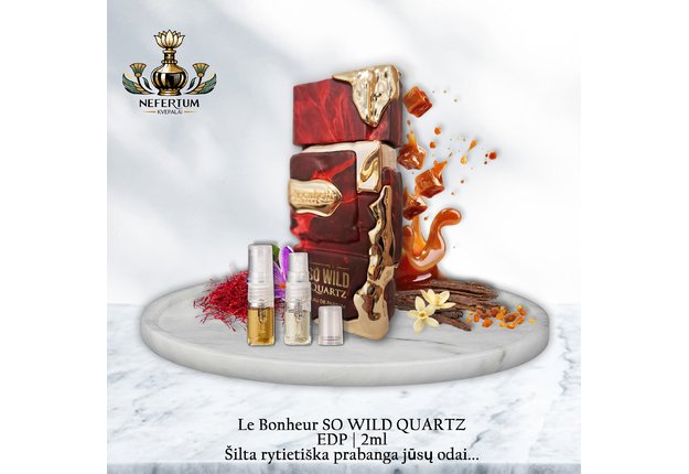Le Bonheur SO WILD QUARTZ EDP, 2ml, mėginukas