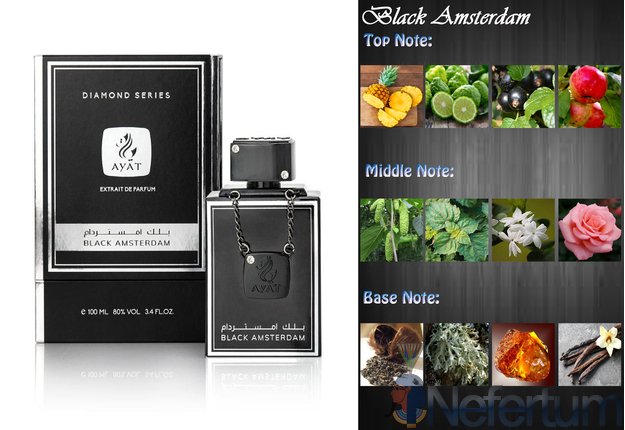 Ayat - Diamon - BLACK AMSTERDAM, 100ml vyriški