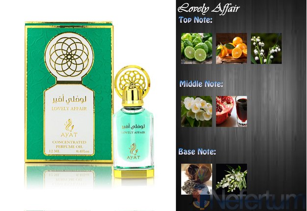 Ayat - Attar - LOVELY AFFAIR, CPO 12ml moteriški