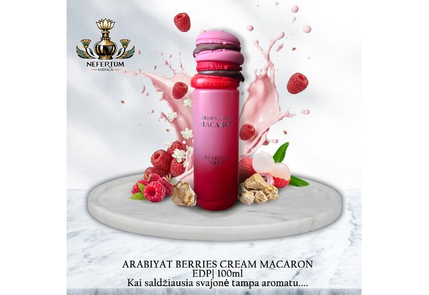 Arabiyat BERRIES CREAM MACARON, EDP 100ml, women
