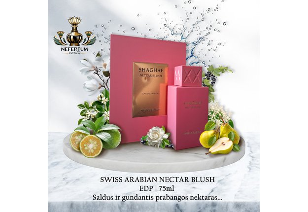 Swiss Arabian SHAGHAF NECTAR BLUSH, 75ml EDP, moteriški