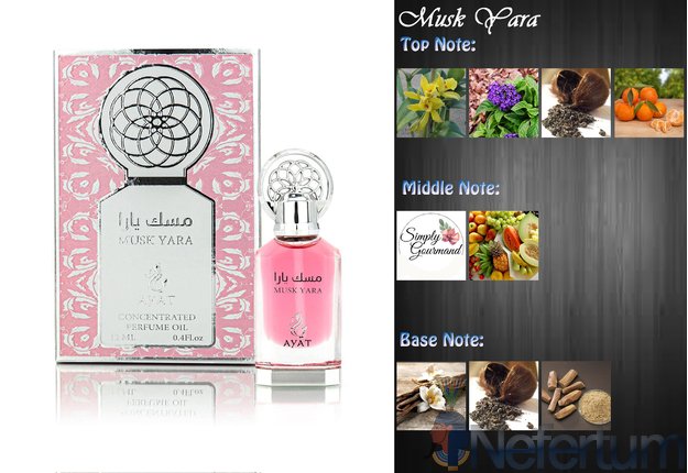 Ayat - Attar - MUSK YARA, CPO 12ml moteriški