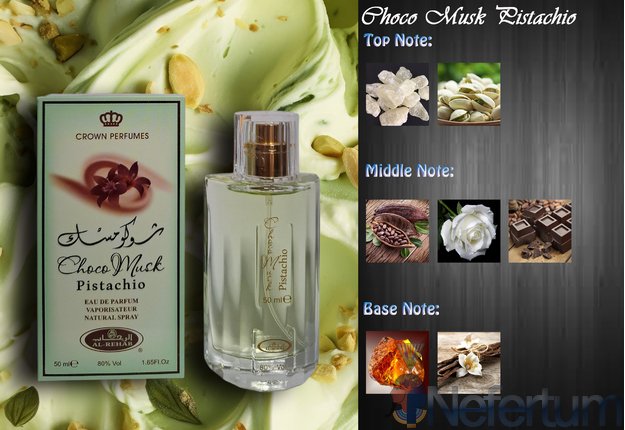Al Rehab CHOCO MUSK PISTACHIO, EDP 50ml, moteriški