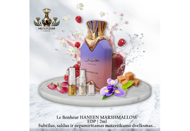 Le Bonheur HANEEN MARSHMALLOW EDP, 2ml, mėginukas