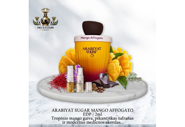 Arabiyat Prestige SUGAR MANGO AFFOGATO, 2ml, mėginukas