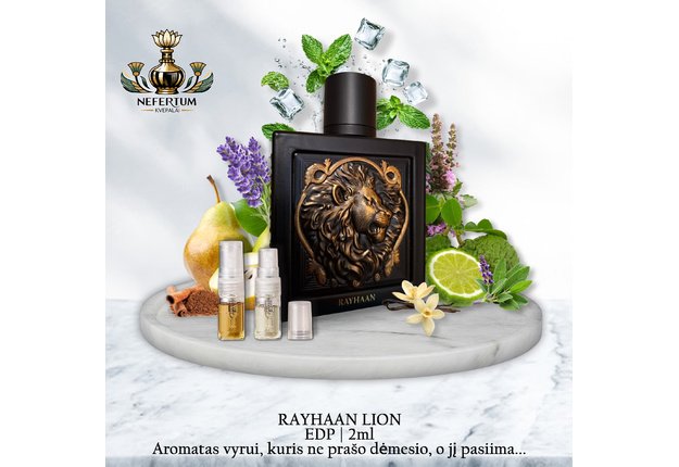 Rayhaan LION, 2ml mėginukas