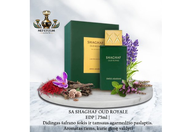 Swiss Arabian SHAGHAF OUD ROYAL, 75ml EDP, unisex 