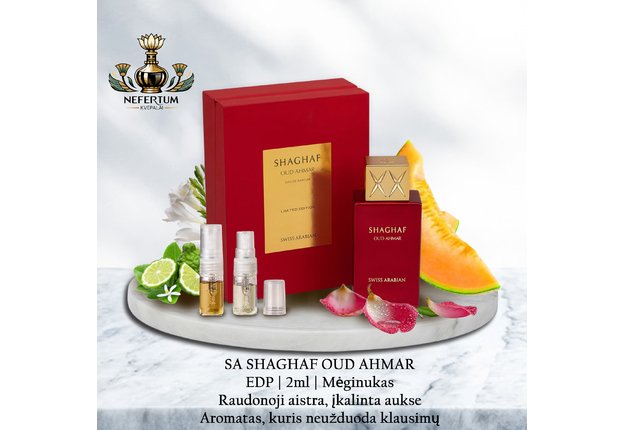 Swiss Arabian SHAGHAF OUD AHMAR, 2ml tester