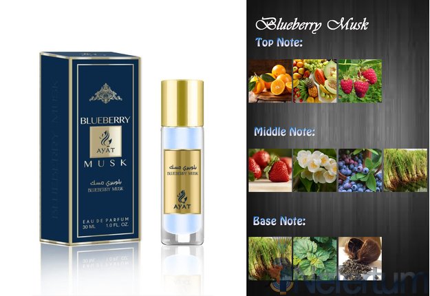 Ayat - Velvet series - BLUEBERRY MUSK, 30ml moteriški