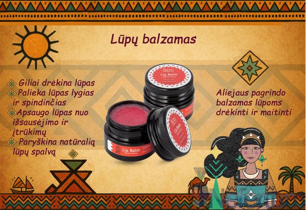 Ashry Natural LŪPŲ BALZAMAS,  30ml
