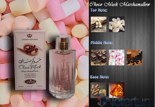 Al Rehab CHOCO MUSK MARSHAMALLOW, EDP 50ml, moteriški