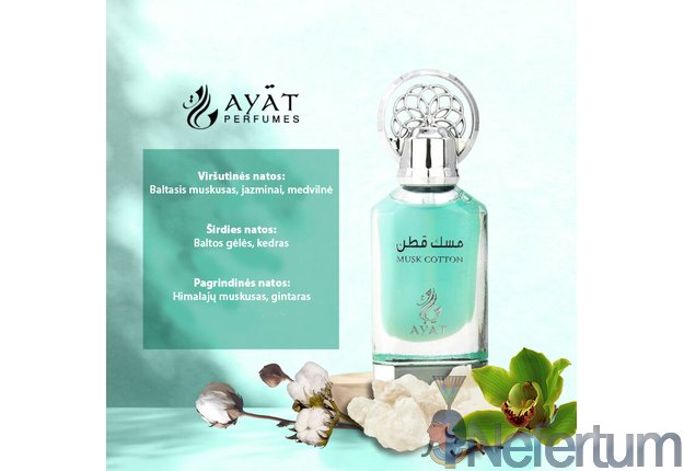 Ayat - Attar - MUSK COTTON, CPO 12ml unisex