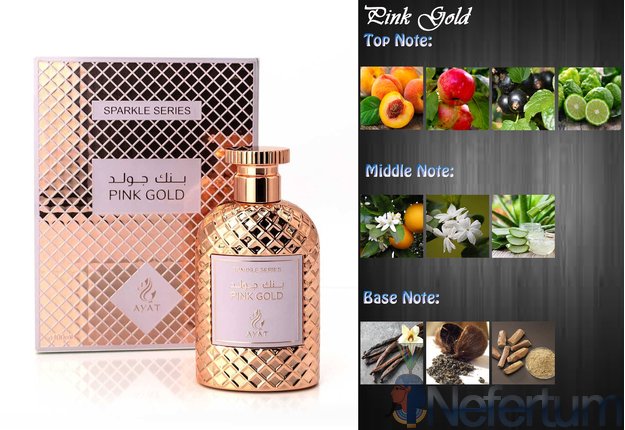 Ayat - Sparkle Series - PINK GOLD, 100ml moteriški