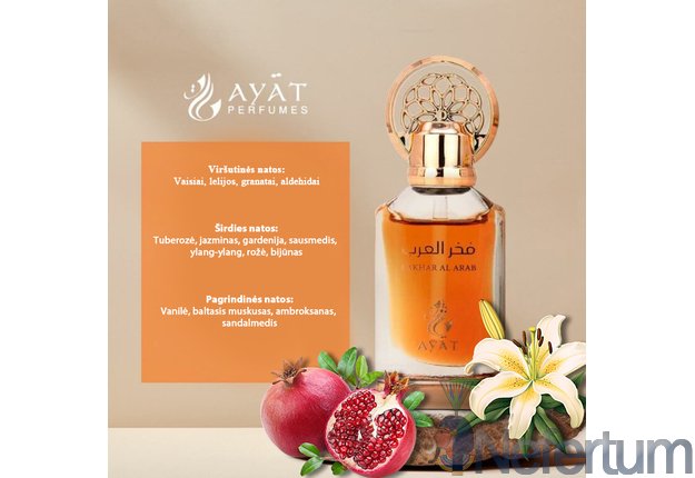 Ayat - Attar - FAKHAR AL ARAB, CPO 12ml moteriški