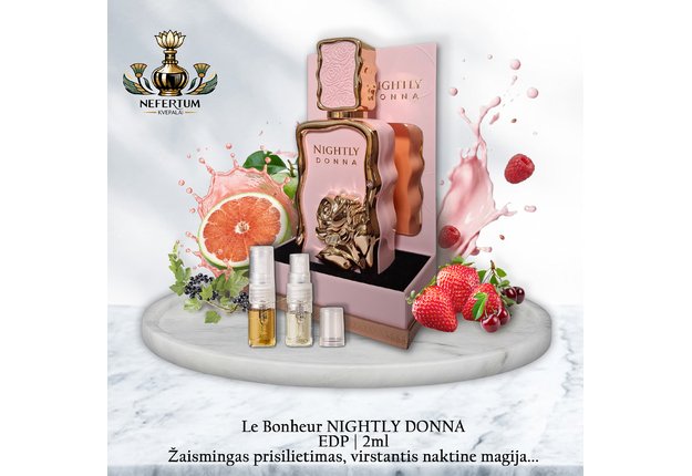 Le Bonheur NIGHTLY DONNA EDP, 2ml mėginukas