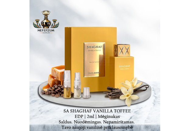 Swiss Arabian SHAGHAF VANILLA TOFFEE, 2ml tester