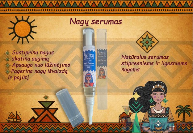 Ashry Natural NAGŲ SERUMAS,  20ml