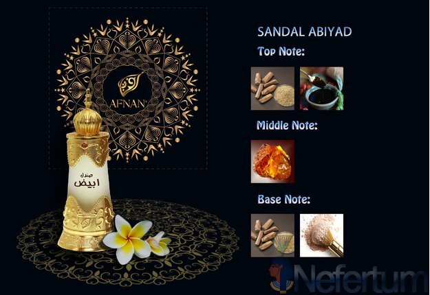 Afnan SANDAL ABIYAD, CPO 20ml, unisex