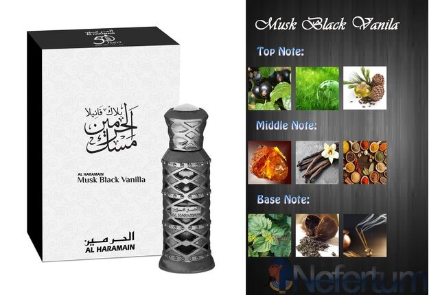 Al Haramain MUSK BLACK VANILLA, CPO 12ml, unisex