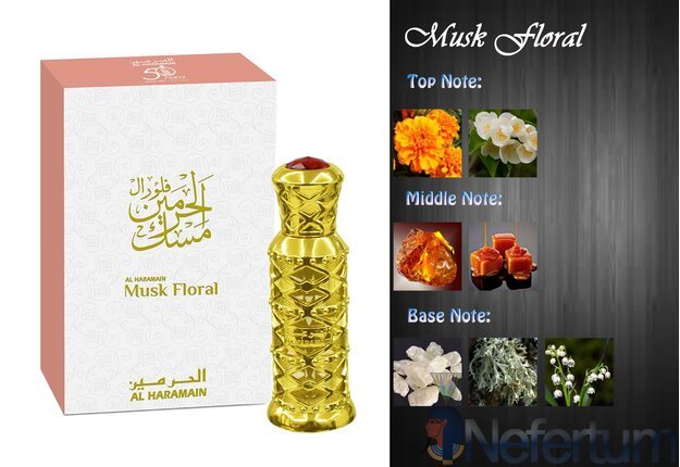 Al Haramain MUSK FLORAL, CPO 1ml, testeris