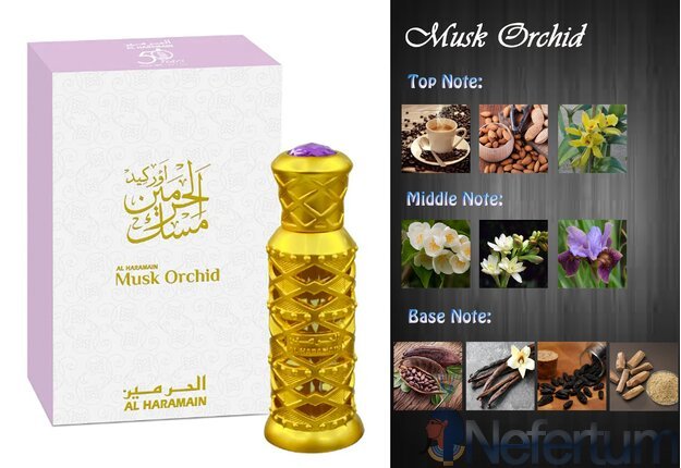 Al Haramain MUSK ORCHID, CPO 12ml, moteriški