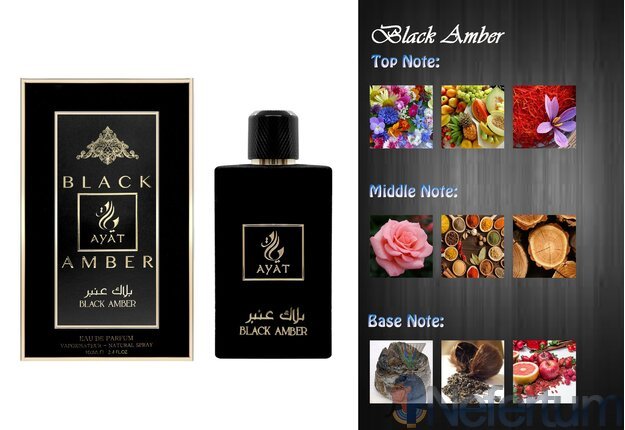 Ayat - Velvet series - BLACK AMBER, 100ml unisex