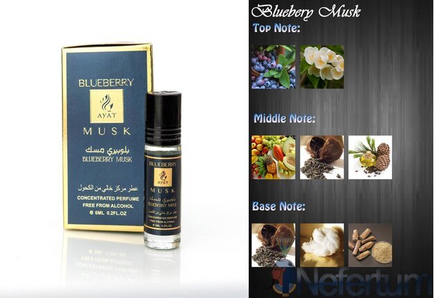 Ayat - BLUEBERRY MUSK, CPO 6ml, moteriški