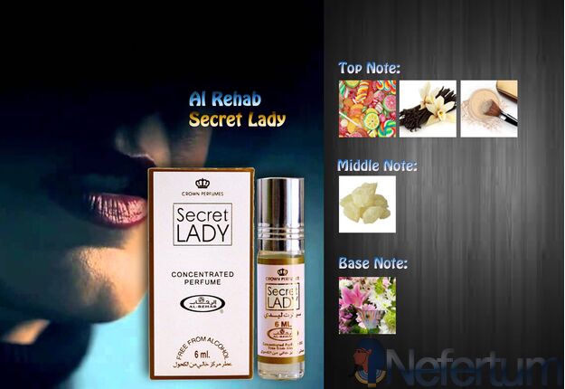 Al Rehab SECRET LADY, CPO 6ml, moteriški