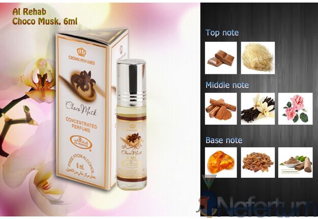 Al Rehab CHOCO MUSK, CPO 6ml, moteriški