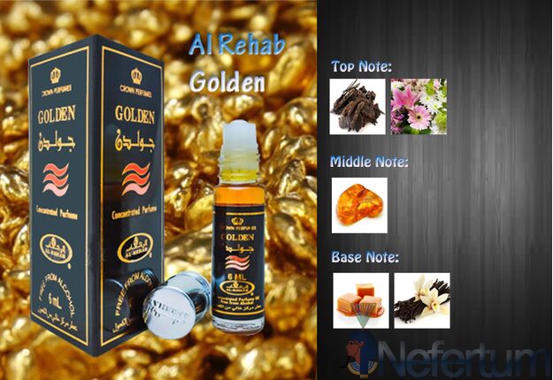 Al Rehab, GOLDEN, CPO 6ml, unisex