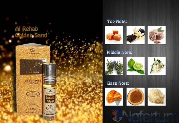 Al Rehab GOLDEN SAND, CPO 6ml, moteriški