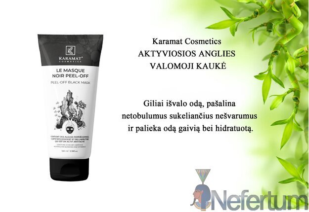 Karamat Cosmetics AKTYVIOSIOS ANGLIES VALOMOJI VEIDO KAUKĖ, 100ml