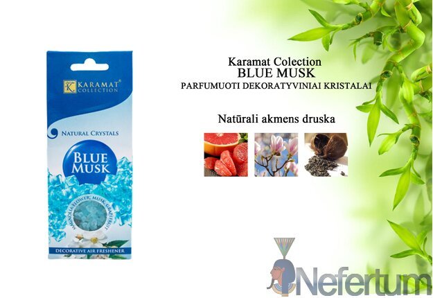 Karamat Collection BLUE MUSK, parfumuoti kristalai, 100gr.