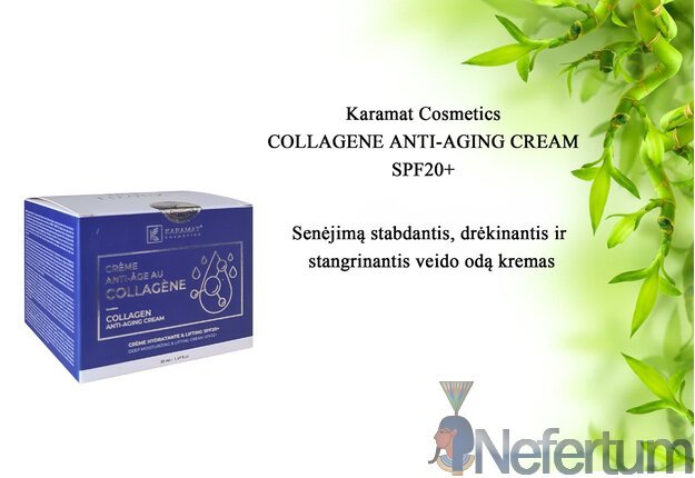 Karamat Cosmetics COLLAGEN ANTI-AGING SPF20+ veido kremas 50ml