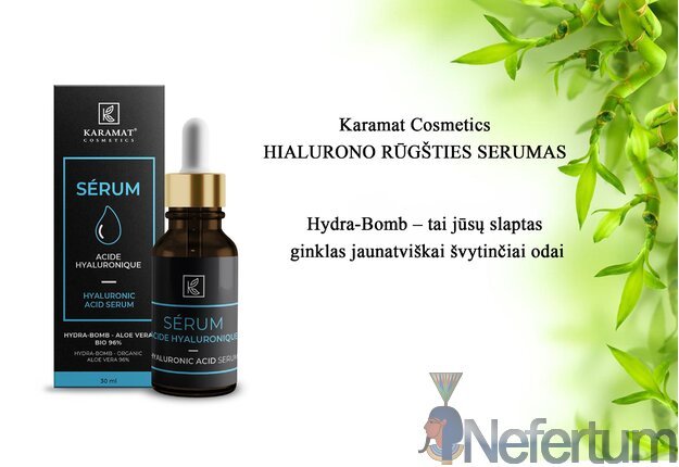 Karamat Cosmetics HIALURONO RŪGŠTIES veido serumas 30ml