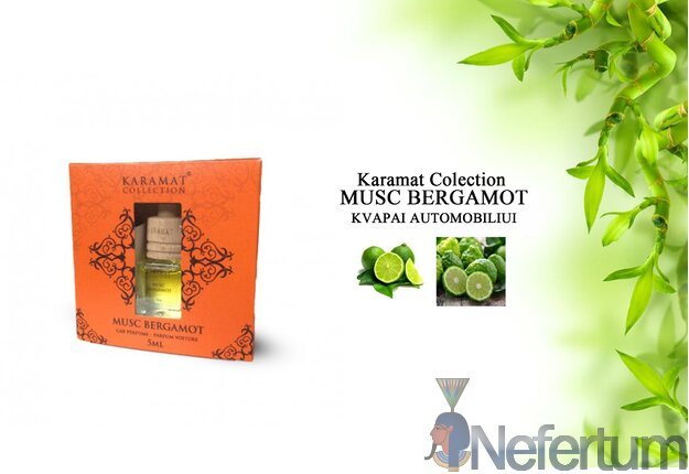 Karamat Collection MUSC BERGAMOT, kvepalai atomobiliui, 5ml