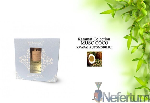 Karamat Collection MUSC COCO, kvepalai atomobiliui, 5ml