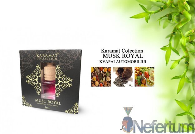 Karamat Collection MUSC ROYAL, kvepalai atomobiliui, 5ml