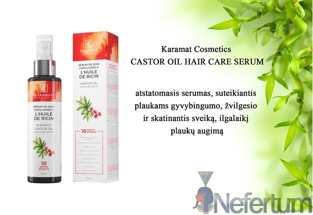 Karamat Cosmetics CASTOR OIL HAIR CARE SERUM, 150ml