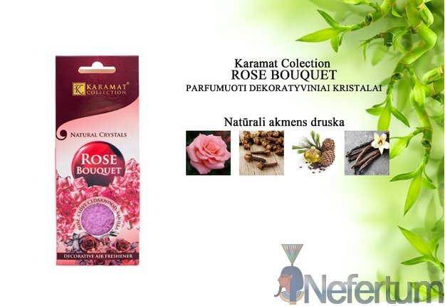 Karamat Collection ROSE BOUQUET, parfumuoti kristalai, 100gr.