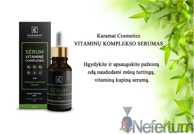 Karamat Cosmetics VITAMINŲ KOMPLEKSINIS veido serumas 30ml