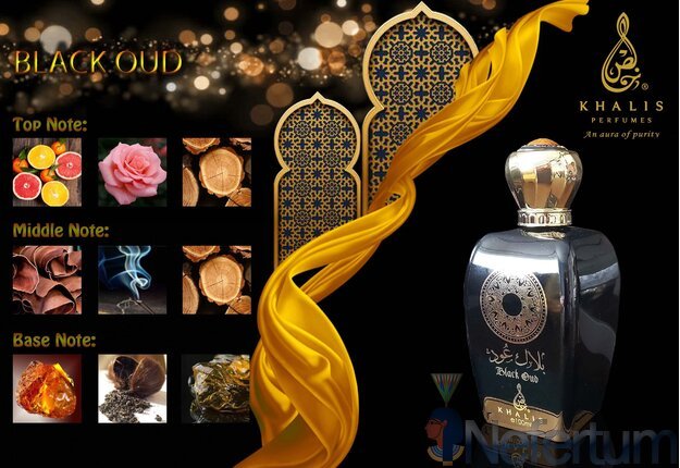 Khalis BLACK OUD, EDP testeris, vyriški