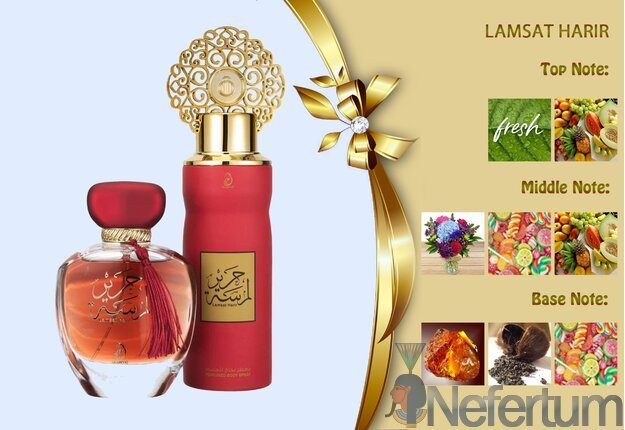 My Perfumes LAMSAT HARIR, EDP 100ml+dezodorantas 200ml, moteriški