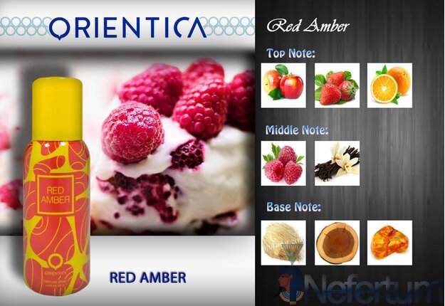 Orientica RED AMBER, Dezodorantas 100ml, moteriški
