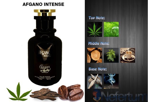 Shams Perfumes AFGANO INTENSE, EDP 2ml, mėginukas